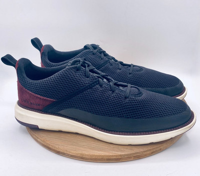 Cole Haan Zerogrand Mens Shoes 12 Black Mesh Lace Up Comfort Sporty Sneakers