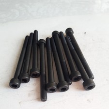Image of M5 X 60 Hex Socket Head Cap Screws Bolts Pack Of 10 Black self colour DIN 912