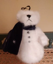 Boyds Bears The Archive Collection Snow Bear 1998 Mini Plush Ornament 5 Inch