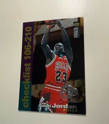 1995-96 Upper Deck Collector's Choice Michael Jordan Platinum Player's Club #210