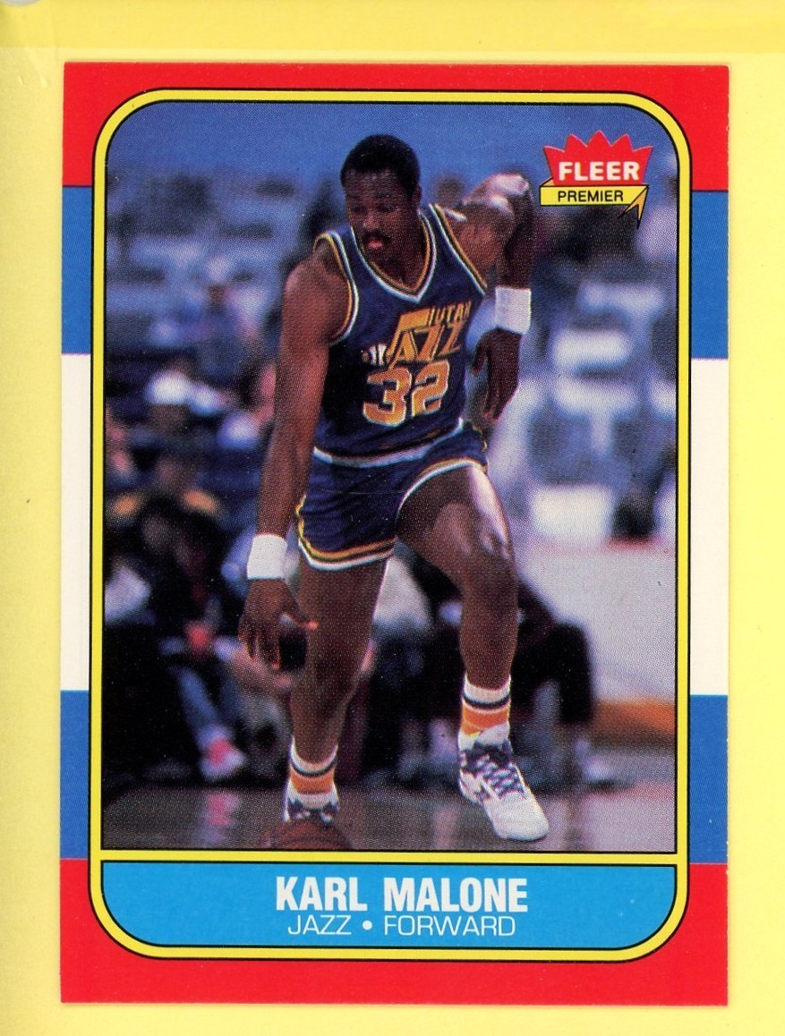 1986-87 Fleer Karl Malone #68 (RC)