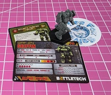 BattleTech Bounty Hunter Griffin -- Legendary Mechwarriors III NEW + Cards