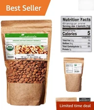 Natural Bitter Apricot Kernels 1LB - USDA Certified Organic & Rich in Nutrients
