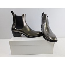 Tom Ford Q:2 / Men's Chelsea Boots in Shinny Green Slight discoloration 10 TF