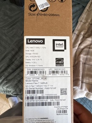 Lenovo Flex 7 14IRU8 14'' 2.2K Touch Intel Core i7-1355U 16GB 1TB SSD Post
