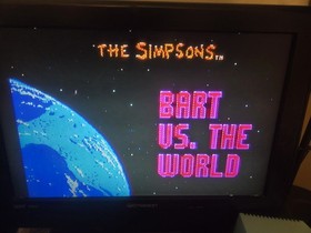 Acclaim Entertainment The Simpsons Bart vs. the World Nintendo NES NTSC-U/C USA