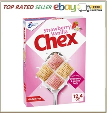 Strawberry Vanilla Chex Cereal, Gluten Free Breakfast Cereal, Made with Whole Gr