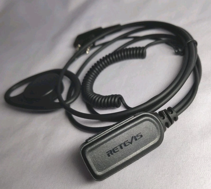 Наушники-вкладыши Retevis EEK017 D-формы с микрофоном PTT - Изображение 4 из 4