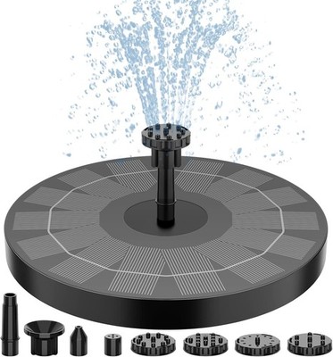 AISITIN Solar Springbrunnen Solarbrunnen Teichpumpe Teich Garten 2,5 Watt 160 mm