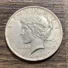 United States USA Peace $1 Dollar 90% Silver Coin 1923 Vintage Currency 26.70g