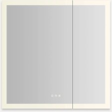 Robern AR3030D4FP2LP AiO Reserve 29-1/4" x 30" Lighted Frameless - Mirror