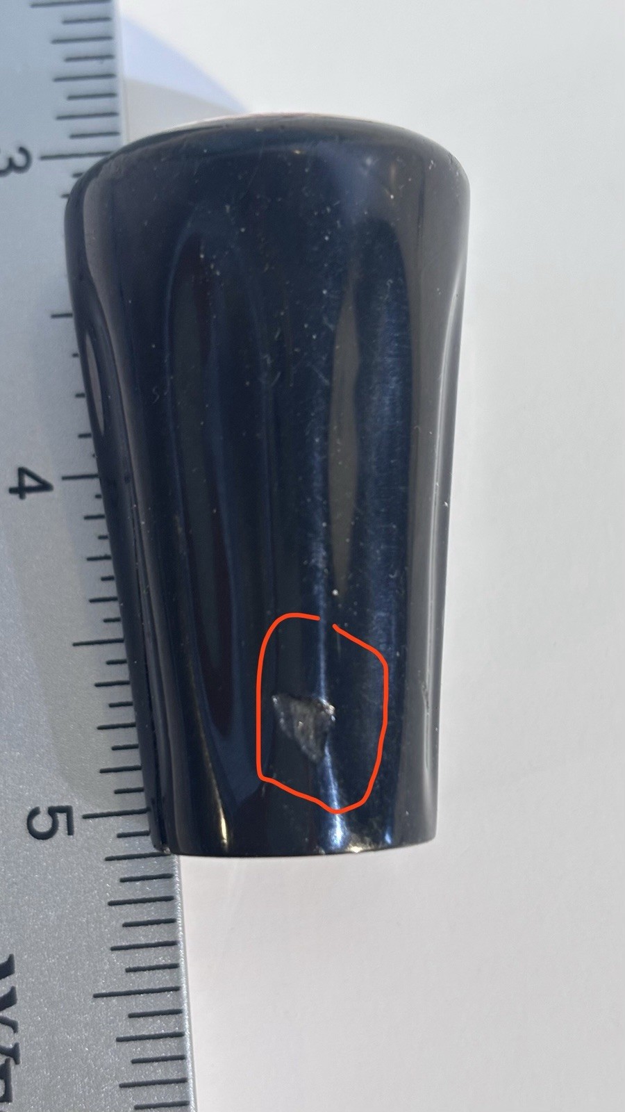 1963 Maserati 3500 original equipment gear shifter knob.