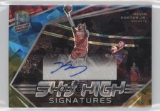 2022-23 Spectra Sky High Signatures Astral Prizm 39/49 Kevin Porter Jr Auto 12yh