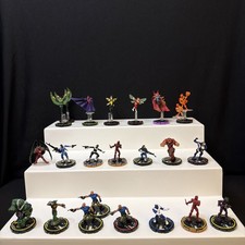 Lot Of 22 WizKids HeroClix Mixed Lot Figures Marvel DC Comics X-Men Figurines