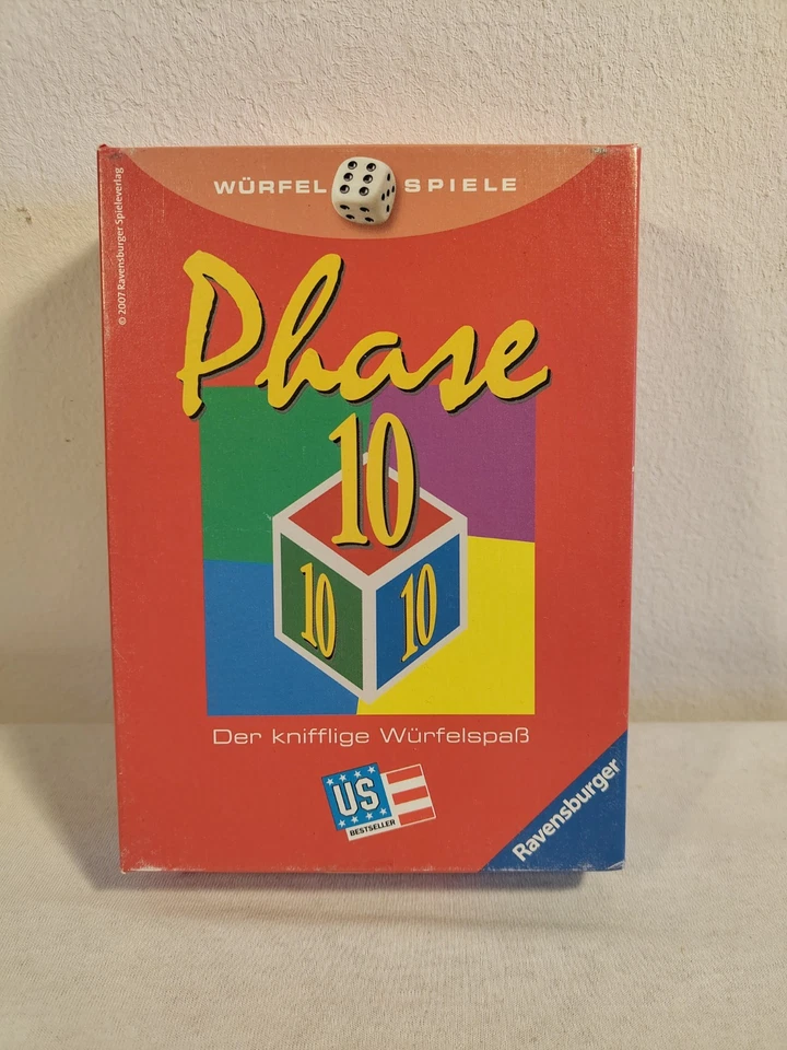 Phase 10 - Der knifflige Würfelspaß, Würfelspiel Ravensburger - Gebraucht, Gut - Bild 1 von 4