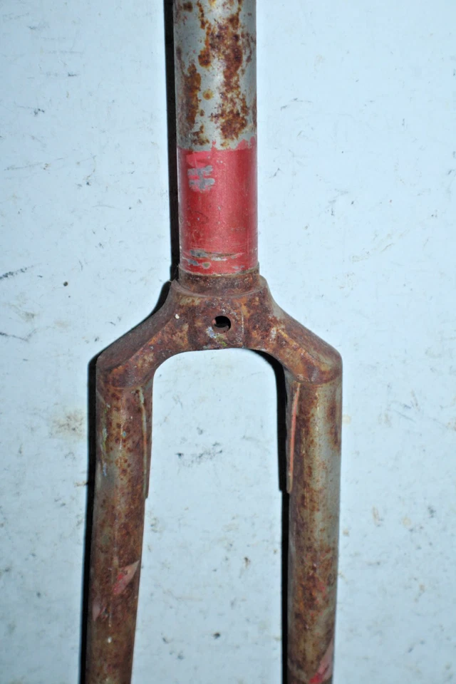 Vintage Columbus Road Bike Fork 27" 700c 1" Threaded 200mm Steel Shimano Dropout - Image 4 of 4