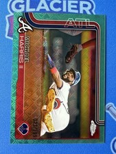 2025 Topps Chrome LogoFractor Michael Harris II Aqua 23/199 #230 Braves