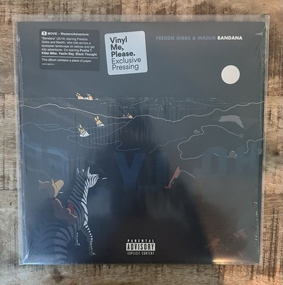 Freddie Gibbs & Madlib - Bandana Aqua Tie Dye Alternate Cover VMP
