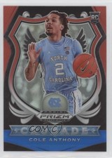 2020-21 Panini Prizm Draft Picks Crusade Red White & Blue Cole Anthony #89 12hh