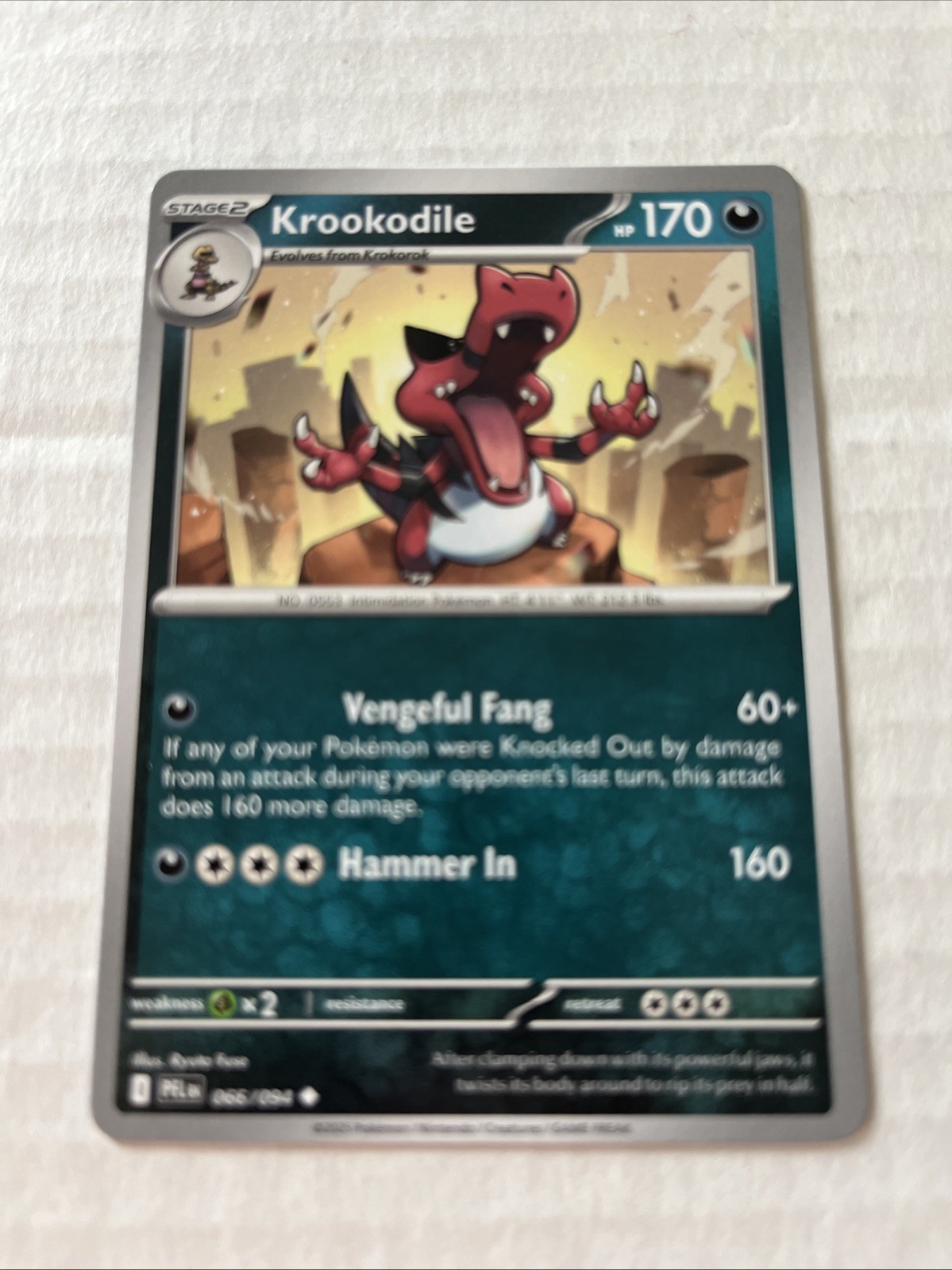 Krookodile 066/094 Me02: Phantasmal Flames Regular