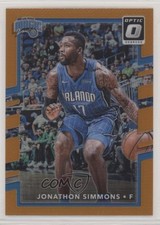 2017-18 Panini Donruss Optic Orange Prizm 136/199 Jonathon Simmons #109 2r8