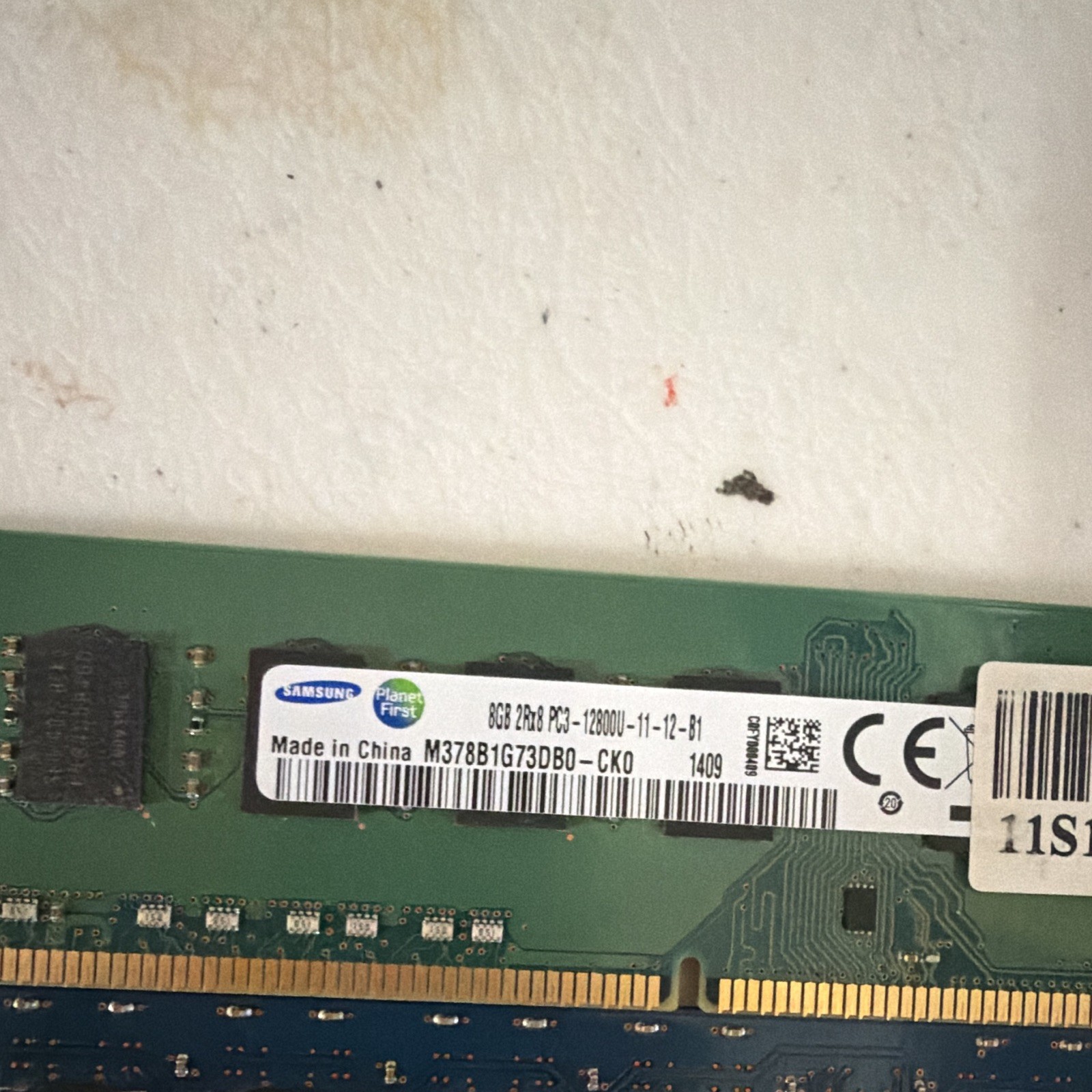 Samsung DDR3 240-Pin Unbuffered DIMM RAM Lot 3 Modules 12GB PC3-12800U ...