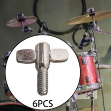 6pcs Drum Screw Nuts, Replacement Accessories for Percussion Instruments, Easy
