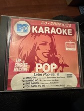 Karaoke Latin Pop Volume 2 The Singing Machine CD G Disc