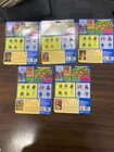 Vintage TMNT Card Backs - Lot of 14 Characters