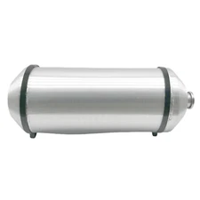 Fuel Tank 8 Gallon 10''x24'' 1/4 NPT Aluminum Spun Vertical Gas Tank For Go Kart