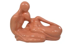 Modernist Sculpture by Jaru 1983 Peach Color