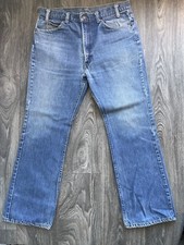 Levis Denim Jeans Vintage Boot Cut Relaxed Fit 532 Faded USA Made 34x29