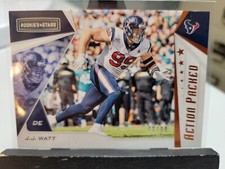 JJ Watt Action Packed Orange 73/99 2019 Panini Rookies & Stars Football