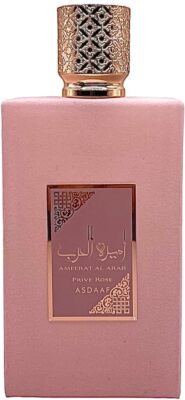 Lattafa Asdaaf Ameerat Al Arab Prive Rose Eau de Parfum Spray for Women, 3.4