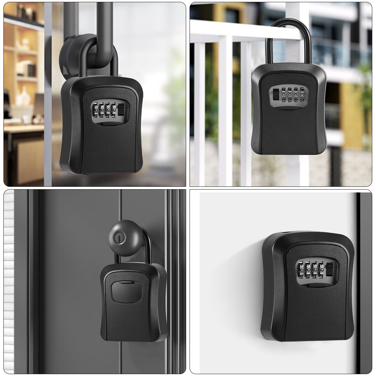 Key Safes Lock Box With 4 Combination Outside Hold For Real Estate Rentals Lots