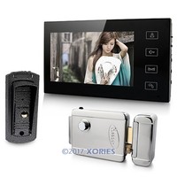Wired 7 Video Door Intercom For Home Security Monitor 700tvl Camera + E-lock Wired 7 Video Door Intercom For Home Security Monitor 700tvl Camera + E-lock