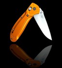 Blaze Orange Anodized Smooth Billet Aluminum Full Size Griptilian Scales