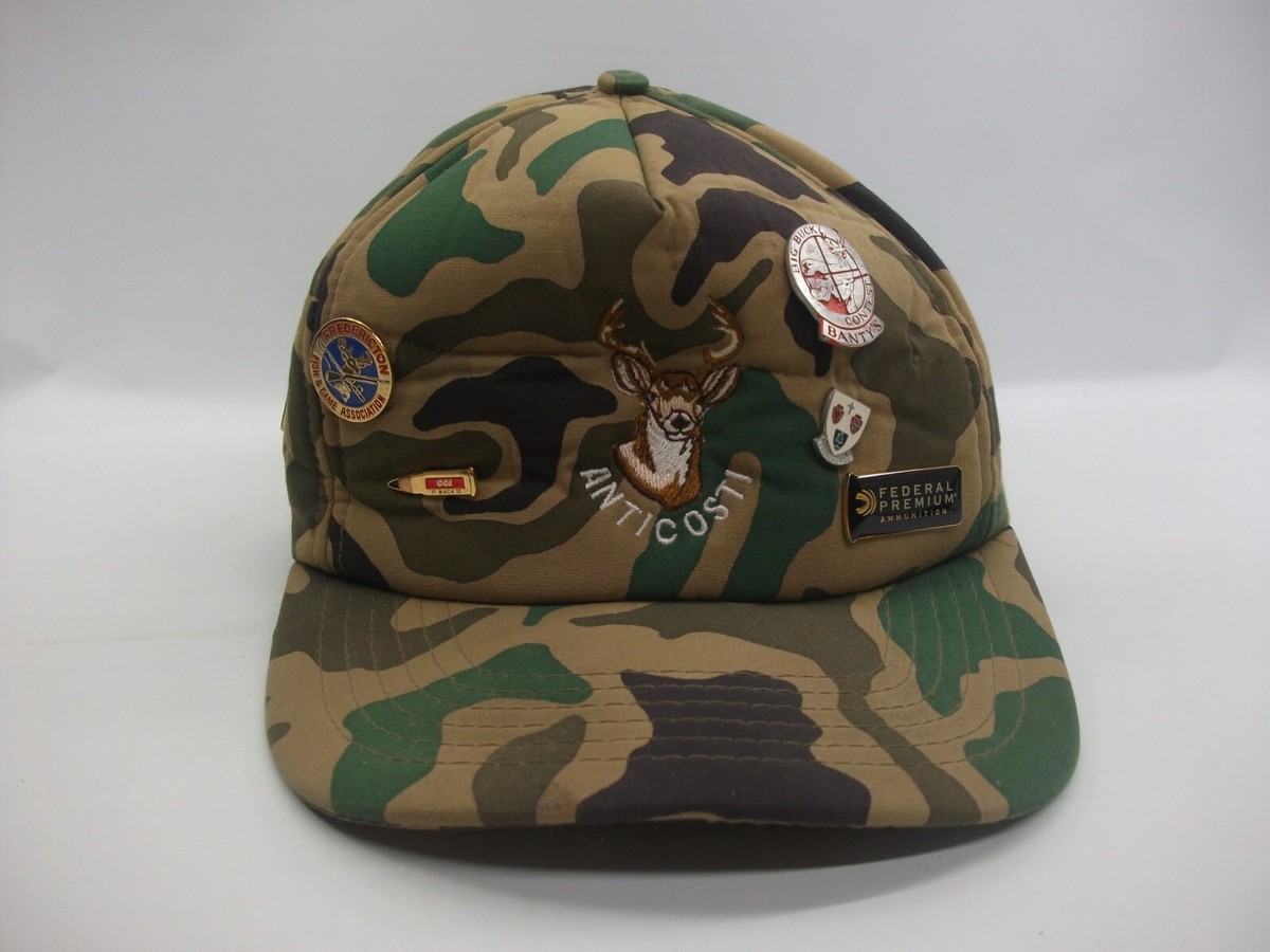 The Buck Stops Here Camo Hunting Hat - Adjustable Deer Camouflage Cap, Embroidered Design - View #4