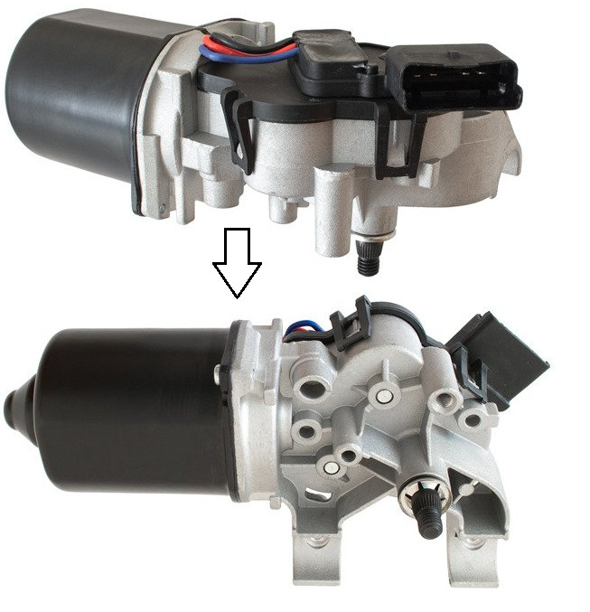 Moteur essuie-glace avant pour Megane II mécanisme électrique 12V 579711