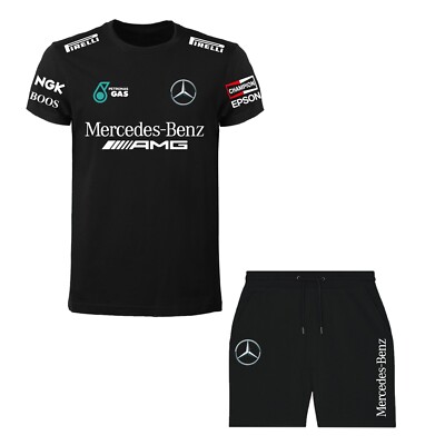Mercedes Amg Custom T-Shirt und Shorts komplett