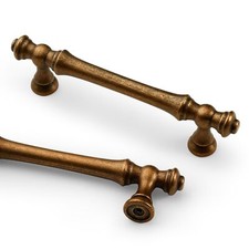 10 Pack 3 Inch 76mm Antique Brass Kitchen Cabinet Handles Cabinet Pulls Kitchen