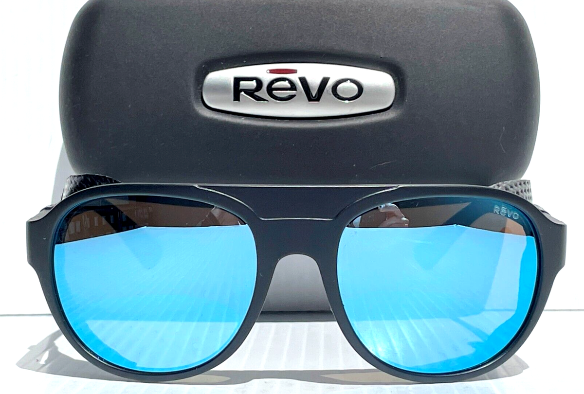 NEW REVO TRAVERSE Matte Black POLARIZED Blue Water Lens