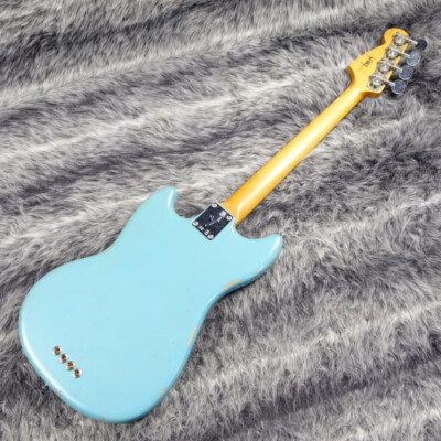Fender JMJ Road Worn Mustang Bass Faded Daphne Blue 885978823130| eBay