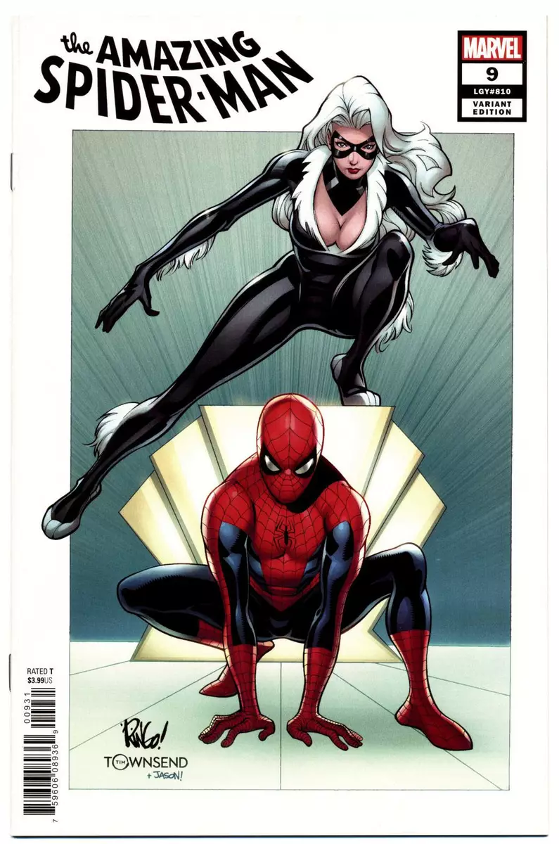 AMAZING SPIDER-MAN (Vol. 6) #9 F/VF, Variant C, Black Cat, Marvel.