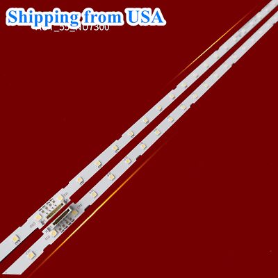 LED strips(2) for 55'' TV UN55NU7100 UN55NU7300 UE55NU7105 UN55NU7200 UN55NU6950F
