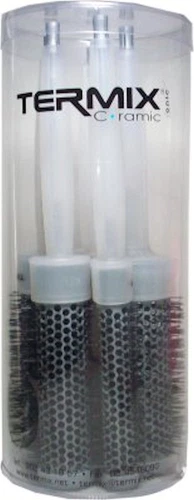 TERMIX HAIR BRUSH CERAMIC IONIC CASE OF 5 HAIR BRUSHES (17-23-28-32-43mm)