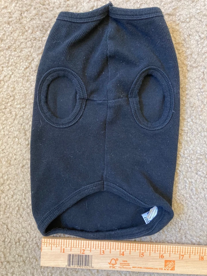 Federal Bureau of Investigation (FBI) 2 patas perro suéter pequeño negro Foto 4 de 4