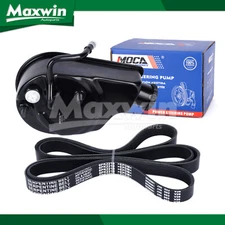 Power Steering Pump Serpentine Belt Fit Chevrolet GMC C1500 C2500 K1500 K2500