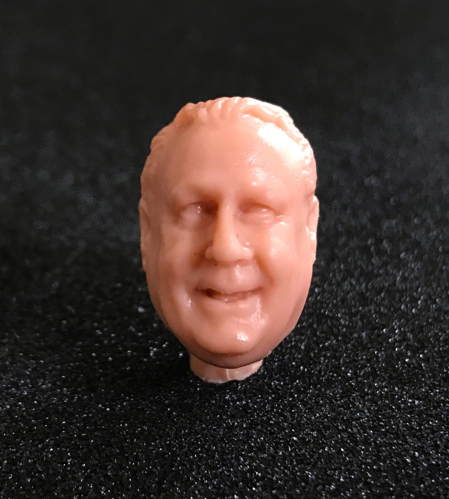 WWE WWF Wrestling Mattel Jakks Earl Hebner Referee figure head scan sculpt 