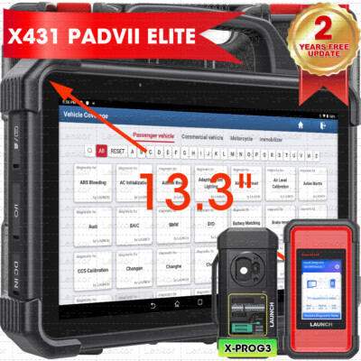 LAUNCH X431 PAD VII ELITE PAD 7 PRO Diagnostic Scanner Key Programming Coding